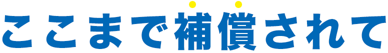 ここまで補償されて